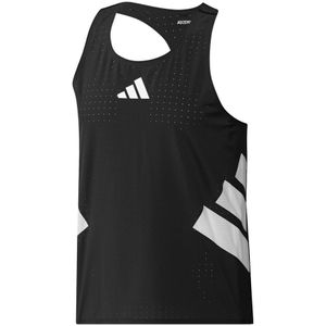 adidas - adizero - Hardlooptanktop - Zwart - Gerecycled Materiaal