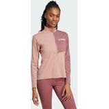 adidas - Terrex - T-shirt - Lichtgrijs - 100% Polyester - CLIMACOOL