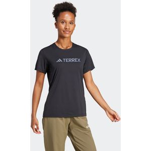 adidas - Terrex - T-shirt - Zwart - 100% Gerecycled Polyester