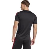 ADIDAS - tiro24 jsy - T-shirt voetbal train km here - Zwart