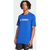 adidas Heren Terrex Multi CLIMACOOL Logo Tech T-shirt, Semi Lucid Blue, XS