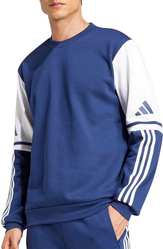 adidas - Squadra 25 - Sweatshirt - Zwart - Katoen/Polyester - Gerecycled