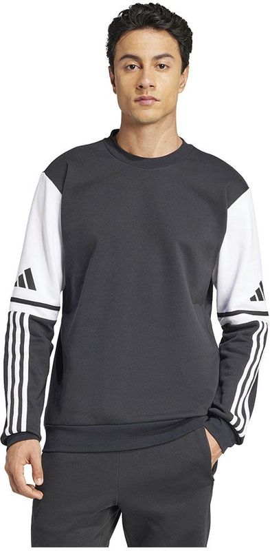 Adidas Squadra 25 Crewneck Sweatshirt - Blauw - Fleece - Gerecycled Materiaal