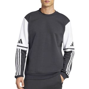 adidas - Squadra 25 - Sweater - Zwart/Wit - 70% Katoen, 30% Gerecycled Polyester