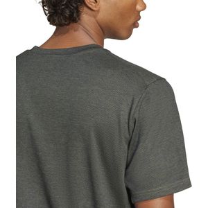 adidas - Train Essentials Feelready Novelty - Sportshirt - Zwart - Pique-Stof