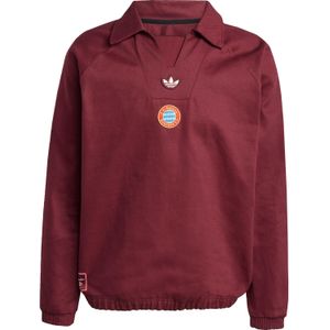 adidas - FC Bayern Terrace Icons - Drill Top - Burgundy