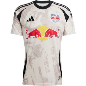 adidas - New York Red Bulls - Uitshirt - Beige - 100% Gerecycled Polyester, AEROREADY Technologie