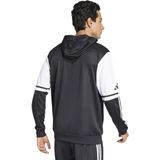 ADIDAS PERFORMANCE Trainingsjack 'SQ25'  zwart / wit