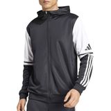 ADIDAS PERFORMANCE Trainingsjack 'SQ25'  zwart / wit