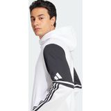 adidas - Squadra 25 - Sweater - Wit Zwart - Fleece - Standaard Pasvorm