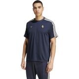 adidas - Juventus Icon T-Shirt - Donkerblauw Wit Goud - 100% Gerecycled Polyester