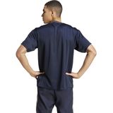 adidas - Juventus Icon T-Shirt - Donkerblauw Wit Goud - 100% Gerecycled Polyester