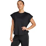 Adidas - Yoga T-Shirt - Dames - Zwart - Gerecycled Materiaal