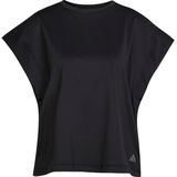 Adidas - Yoga T-Shirt - Dames - Zwart - Gerecycled Materiaal