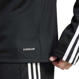 adidas Squadra 25 Trainingsjack - Zwart Grijs Rood - 100% Gerecycled Polyester