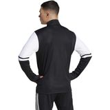 adidas Squadra 25 Trainingsjack - Zwart Grijs Rood - 100% Gerecycled Polyester