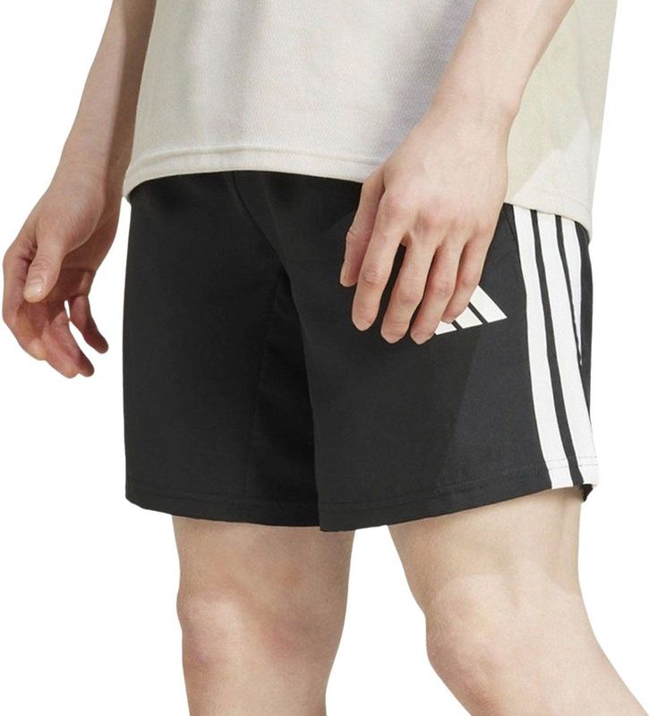 adidas Bermuda Short TR-ES 3S WV - Kleur: Zwart - 100% Polyester