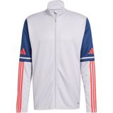 adidas - SQUADRA25 - Trainingsjack - Glory Grey/Team Navy Blue/Pure Ruby