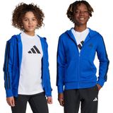 adidas Sportswear Essentials Ritshoodie Kids - Kinderen - Blauw