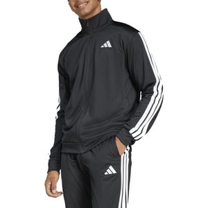 adidas - 3 Stripes Tricot Regular - Trainingsjack - Zwart - 100% Gerecycled Polyester