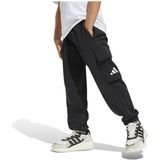 adidas - ESSENTIALS SINGLE POCKET CARGO PANTS - Zwart - Katoen/Polyester - Normale Pasvorm