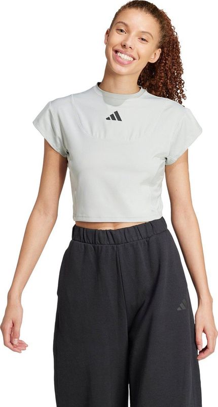 adidas - City Escape - T-shirt - Grijs - Katoen