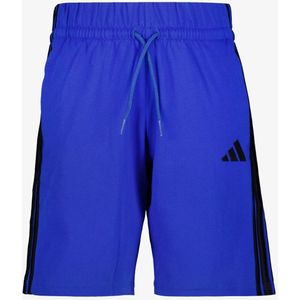 Adidas - J 3S KN SH 210 - Sportshort - Blauw - 100% Katoen