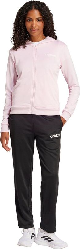 adidas - Sportswear Essentials Linear - Trainingspak - Roze - Dames