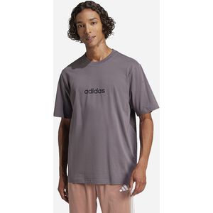 adidas Linear Single Jersey T-Shirt Herren in dunkelgrau, Größe: XXL