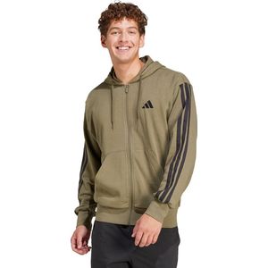 adidas - 3-Stripes - Vest - Groen - French Terry