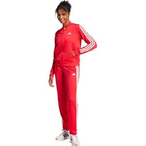 Trainingspak Essentials 3 stripes ADIDAS SPORTSWEAR. Polyester materiaal. Maten S. Rood kleur