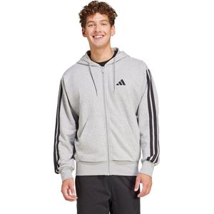 Adidas - Essentials 3 Stripes Sweatshirt - Grijs - French Terry