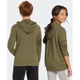 adidas - Sportswear Essentials Hoodie - Kinderen - Groen - Gerecycled Materiaal