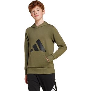 adidas - Sportswear Essentials Hoodie - Kinderen - Groen - Gerecycled Materiaal