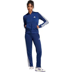 adidas Sportswear Essentials 3 Stripes Trainingspak Dames Blauw