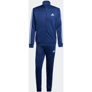 Adidas - 3 Stripes French Terry Trainingspak - Zwart - 100% Gerecycled Polyester