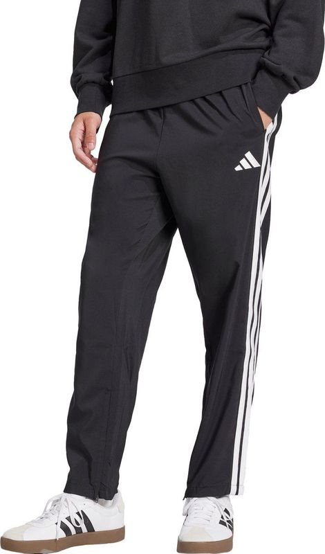 adidas Sportswear Essentials 3 Stripes Stanford Open Hem Broek Heren Zwart