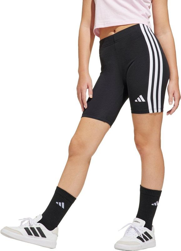 adidas - Sportswear Essentials Biker Short - Kinderen - Zwart - Stretch Jersey
