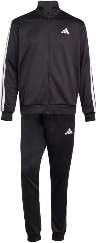 Adidas - Sportswear Basic 3-Stripes - Trainingspak - Zwart - Gerecycled Materiaal