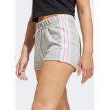 adidas - 3 Stripes FT Shorts - Grijs - 55% Katoen 36% Polyester 9% Viscose