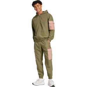 Adidas - Sportswear Woven Cargo - Trainingspak - Zwart - 100% Gerecycled Polyester