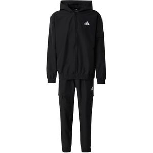 adidas Heren SPORTSWEAR WOVEN CARGO TRACKSUIT, Black, XS