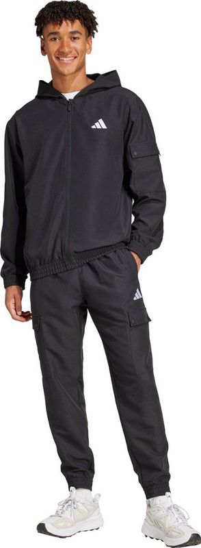 adidas - Cargo-Trackpak - Geweven Sportkleding - Zwart - Heren