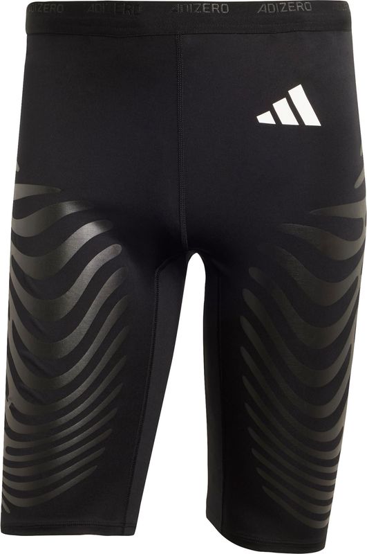 adidas - Hardloop Tight - Zwart - 83% Polyester - Sneldrogend