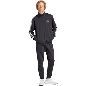 adidas - Sportswear Basic 3-Stripes - Trainingspak - Zwart - Fleece