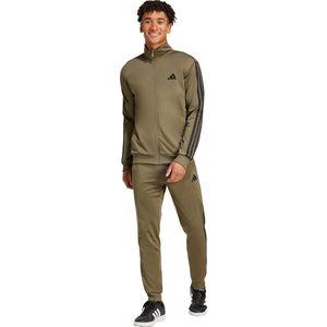 adidas Sportswear Sportswear Basic 3-Stripes Tricot Trainingspak - Heren - Groen- L