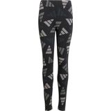 Adidas - Seasonal Essentials Logo Celebration - Capri Broeken - Zwart - Katoen