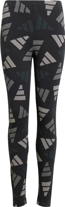 Adidas - Seasonal Essentials Logo Celebration - Capri Broeken - Zwart - Katoen