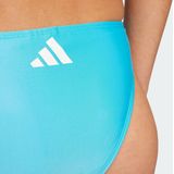 Adidas 3 Stripes V Back Bikini - Blauw - 78% Gerecycled Polyester, 22% Elastaan