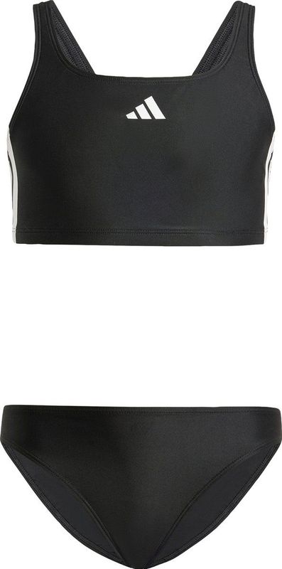 Adidas - 3-Stripes V-Back - Bikini - Meisjes - Gemaakt van minimaal 70% gerecycled materiaal